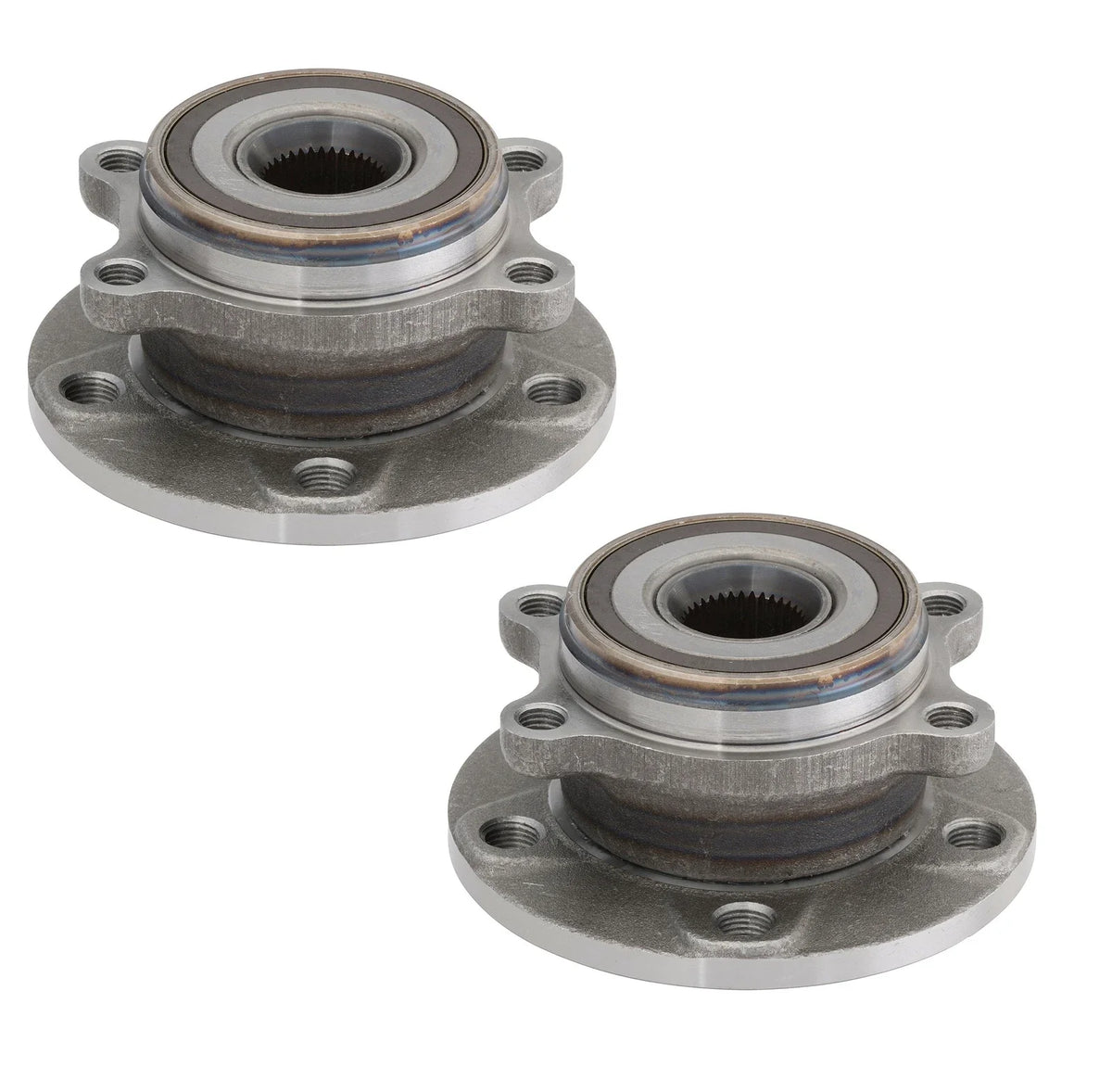 Set of 2 Moog Rear Wheel Bearing Hub Assemblies for Audi A3 TT Quattro VW R32 (2006–2013)