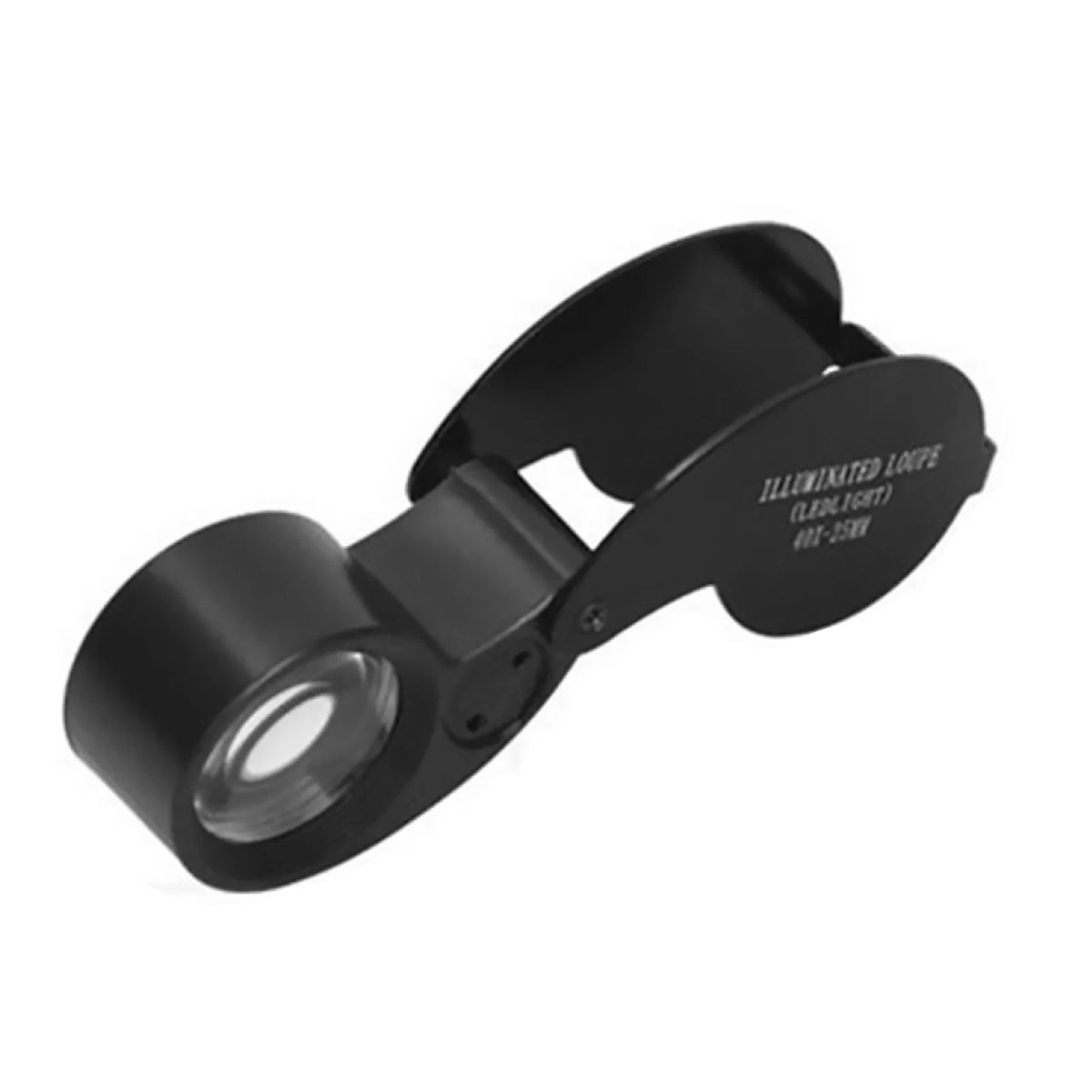 2Pcs Alloy 40X Magnification Loupe Jewelry Eye Glass Magnifier