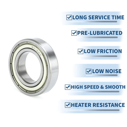 Deep Groove Ball Bearing 28x52x12mm for Scooter Skateboard (1 Pc)
