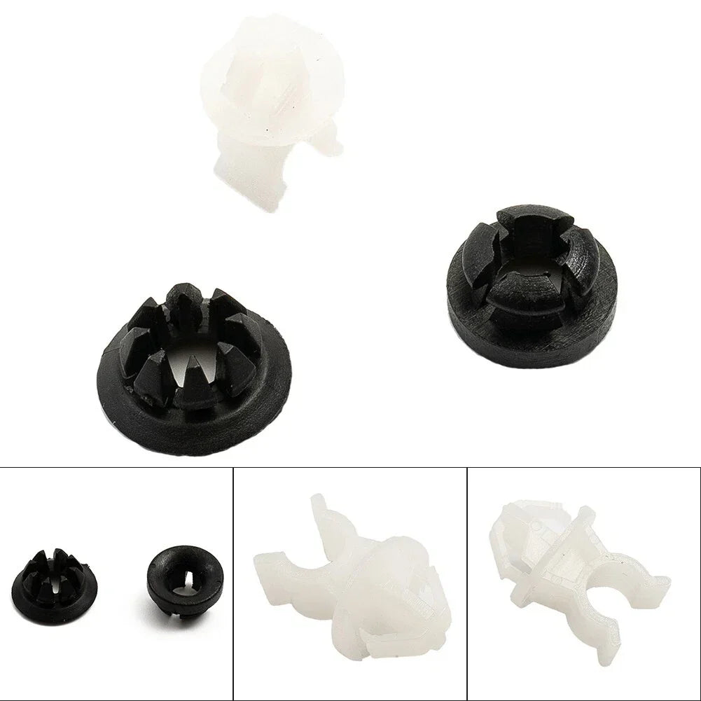 Hood Support Prop Rod Holder Clip Black+White for Accord Prelude