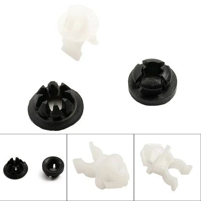 Hood Support Prop Rod Holder Clip Black+White for Accord Prelude