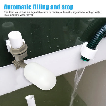 4PCS Water Float Valve for Adjustable Arm (Plastic Filter)