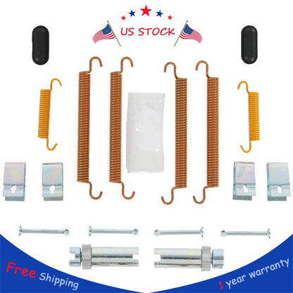 Set of 4 Gold Rear Parking Brake Hardware Kit for Jeep Liberty (2008–2012)