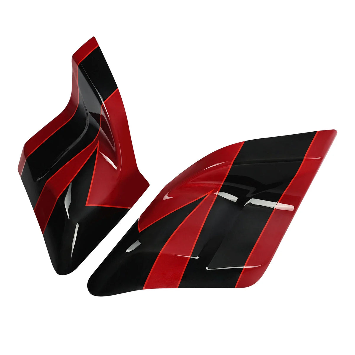Stretched Side Cover for Harley Street Road Glide (2014–2023) Starfire Black/Atomic Red