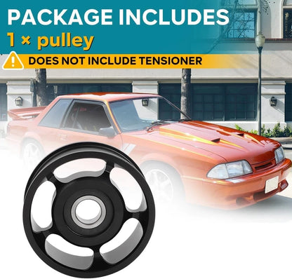 Billet Aluminum Belt Tensioner Pulley for Ford Mustang 5.0 GT Cobra (1986–1993)