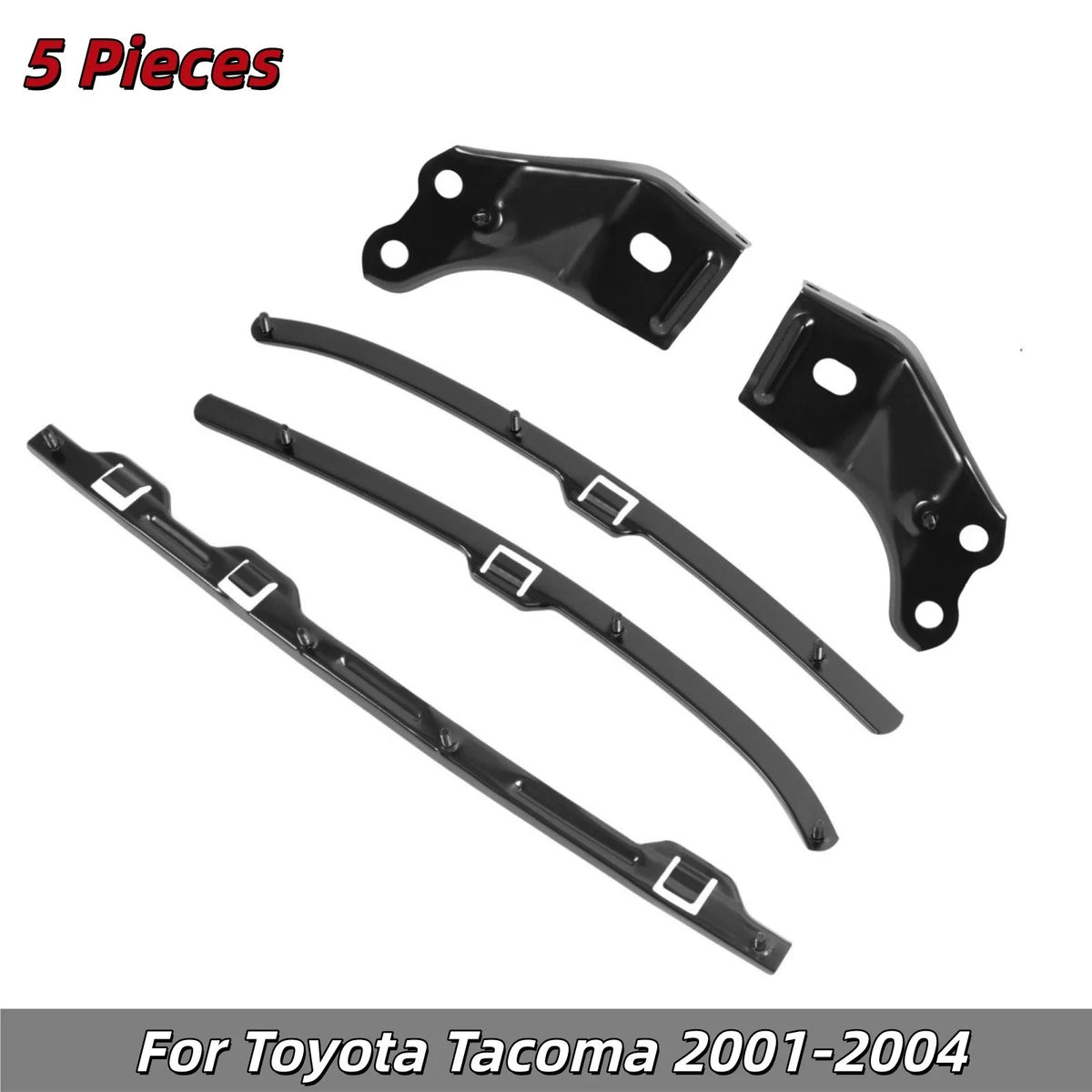 Set of 2 Front Steel Bumper Retainers for Toyota Tacoma (2001–2004)