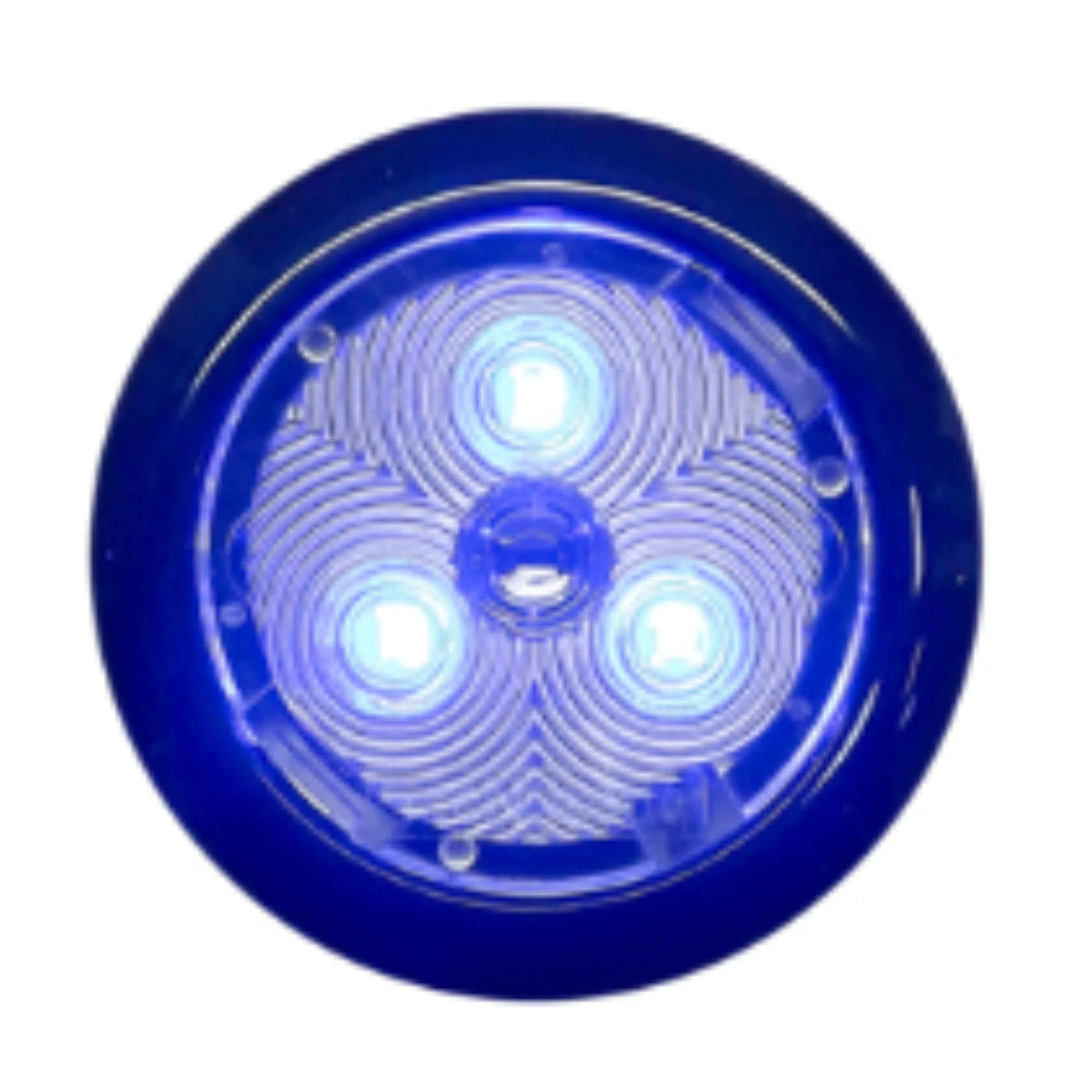 2.75" Round Blue Light Black Trim Ring for Tecniq Silho-X (E13-BB10-1)