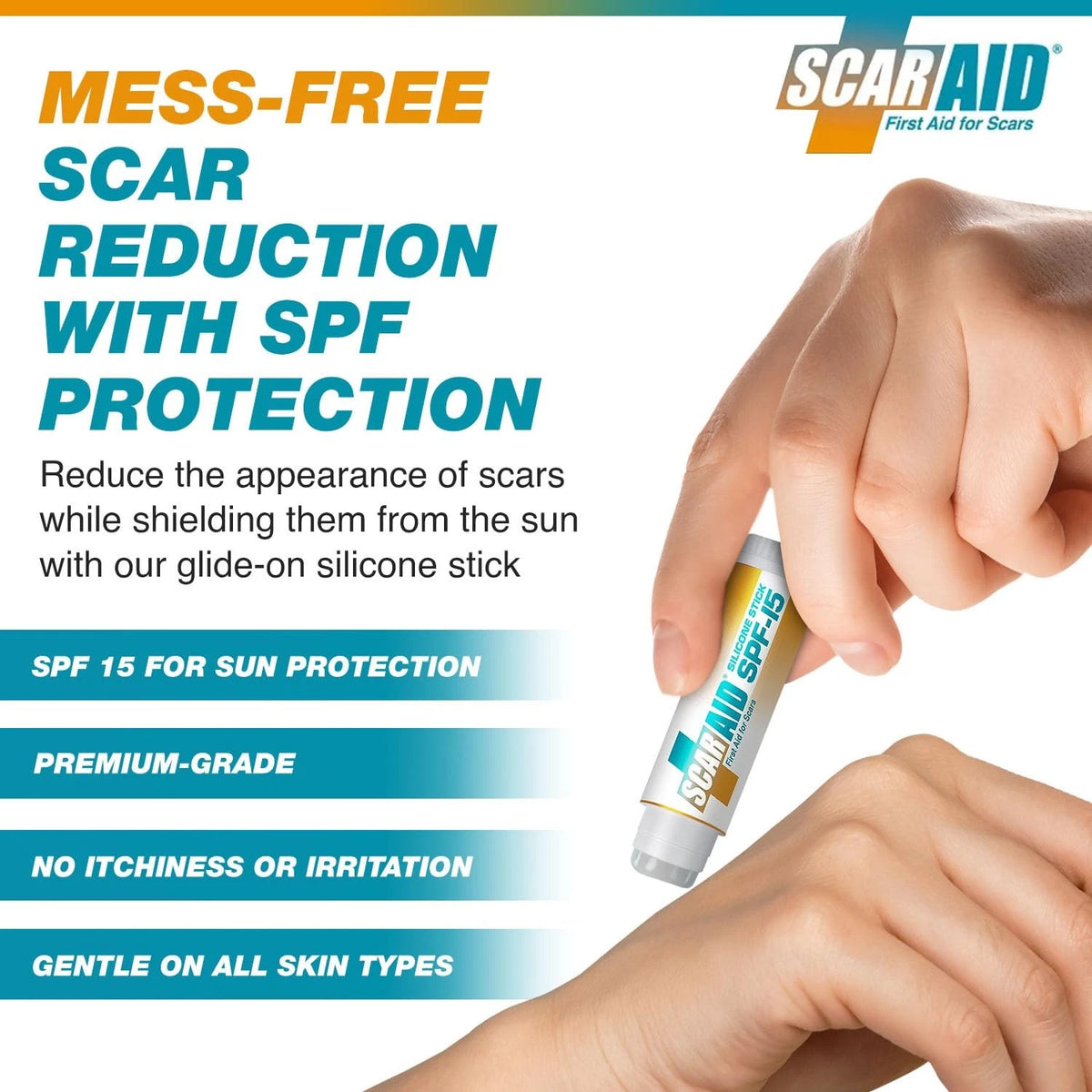 Silicone Scar Gel Stick for Mess-Free Treatment (4.25g)