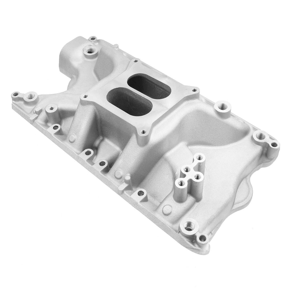 A-Premium Aluminum Dual Plane Intake Manifold for Ford Small Block Windsor 351W (84023)