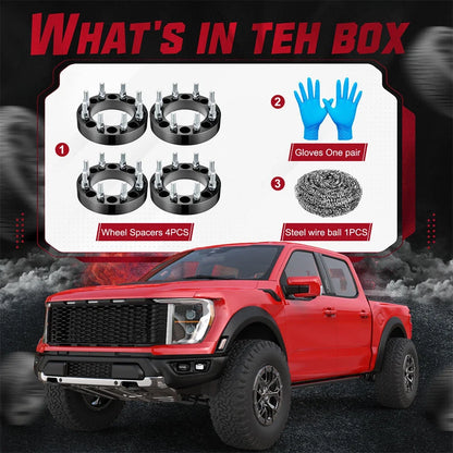 Set of 4 Wheel Spacers for Dodge Ram 2500 3500 (2014–2022) 1.5"/2"