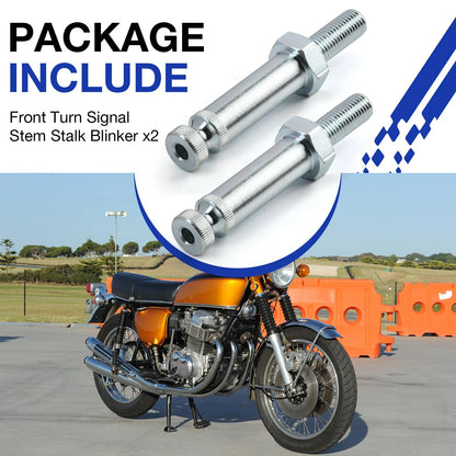 Front Turn Signal Stem Stalk Blinker for Honda CB500 CL125A CL175 CL350 CL450 (1970–1978)