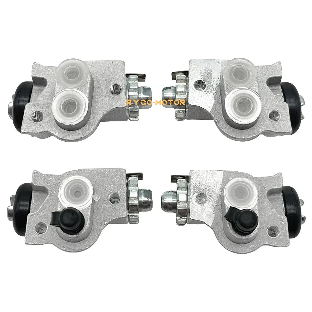 Set of 4 Front Brake Wheel Cylinders w/Shoes for Yamaha Big Bear 350 (1998–2006)