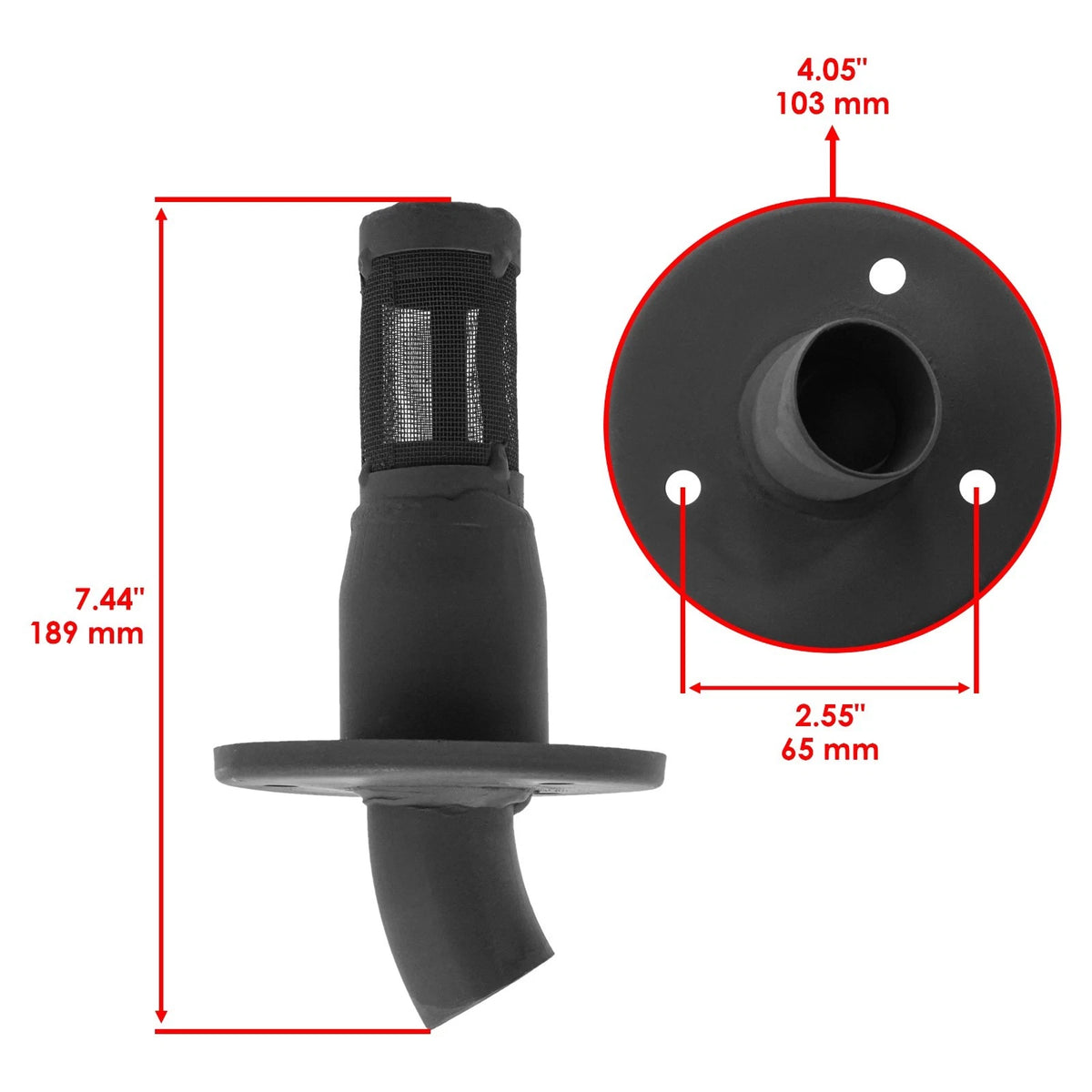 Exhaust Pipe Outlet Spark Arrester for Polaris Predator 500 (2003–2007) SA121, 1261413-029, 1261248