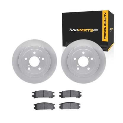 Brake Rotor Set with Pads for Subaru Legacy (1990–1994) ALX-PAU-DF-6512-13075-CLA1