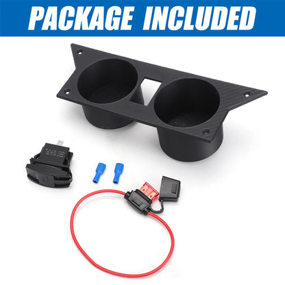 USB Charger Ash Tray for Chevrolet Camaro (1982–1992) - Fits Auto Trans Consoles