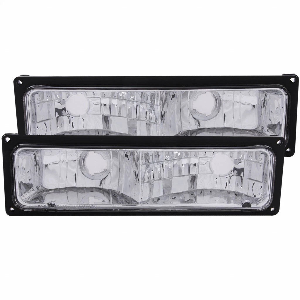 Parking Lights for Chevy C1500 (1988–1998) TLX-anz511033-CL360A72 Euro Black