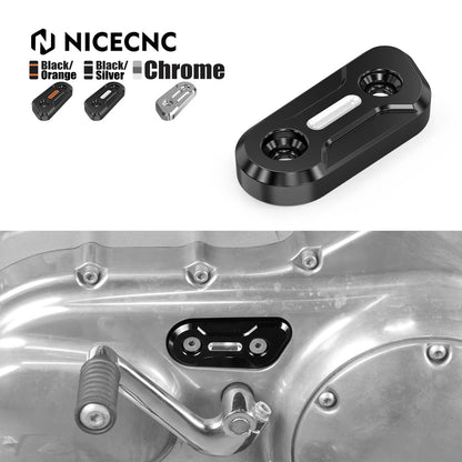 Anodized Inspection Cover for Harley Sportster 883 XL883 (2004–2005, 2009) 34993-04A