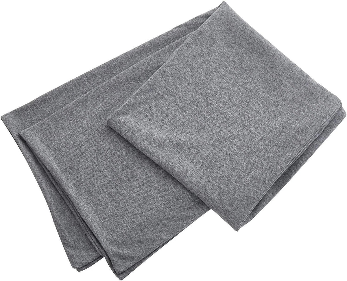 100% Jersey Cotton Body Pillow Cover with Zipper for Luxury Soft Comfort