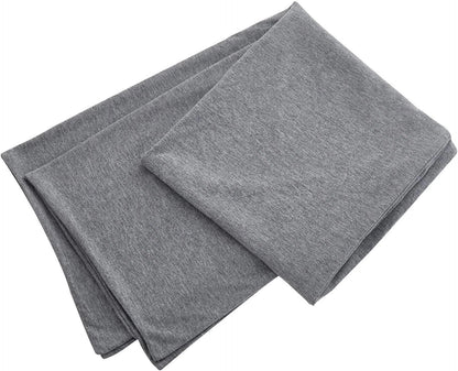 100% Jersey Cotton Body Pillow Cover with Zipper for Luxury Soft Comfort