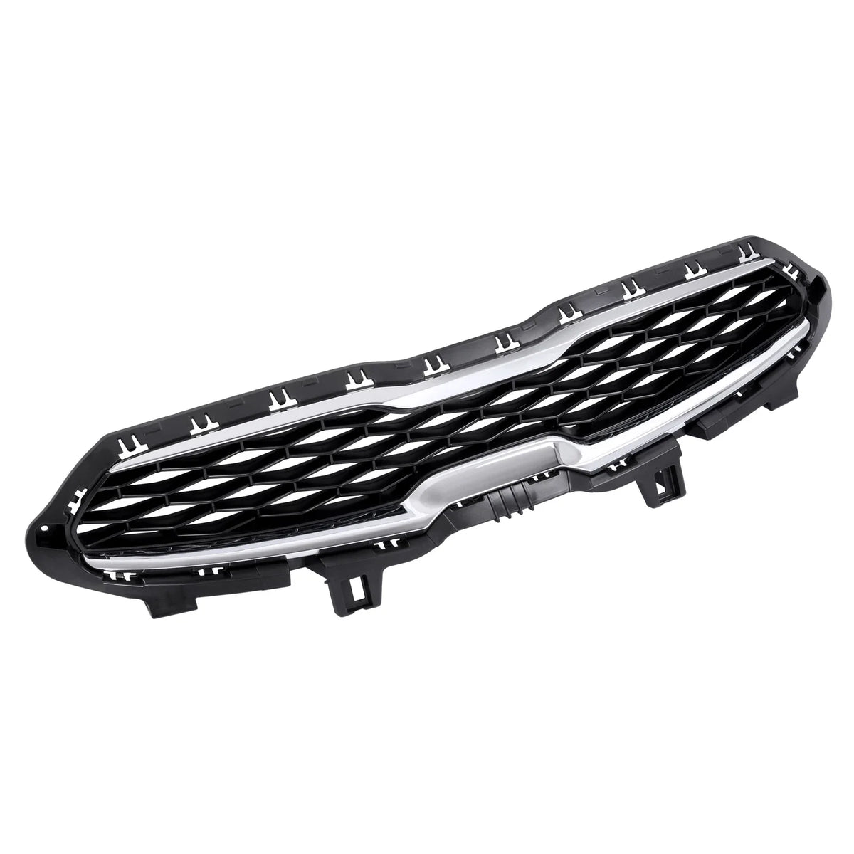 Front Upper Radiator Grille for Kia Forte (2019–2021) - Chrome Trim