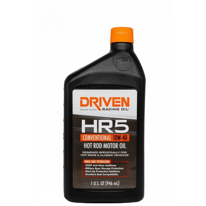 12 Quarts Driven Racing Oil 03807 HR5 Conventional 10W40 Motor Oil