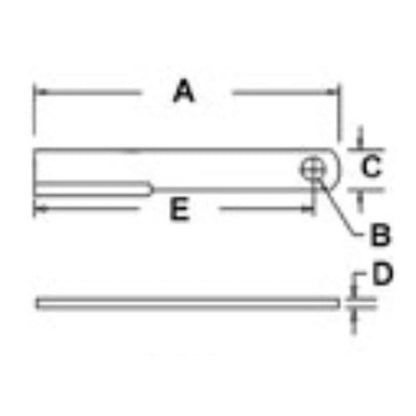 4" x 27.750" Blade for Schulte Rotary Cutter 1520 V1280 XH1500 5026