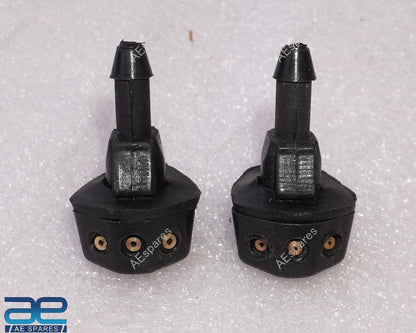 2X Front Windshield Wiper Washer Jet Nozzles for Honda Amaze Brio Datsun Go