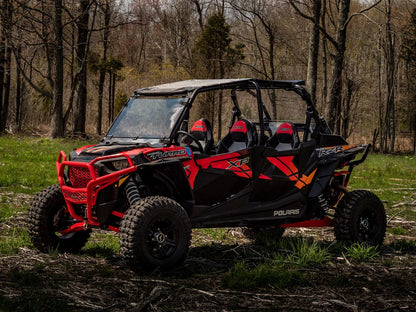 High Clearance Boxed A-Arms for Polaris RZR XP Turbo (2016–2021) - Red