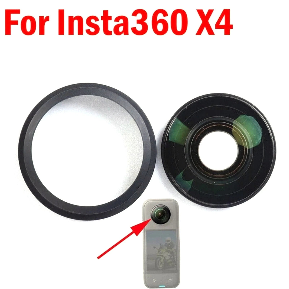 Lens Assembly for Insta360 One X4 (No Light Leak)
