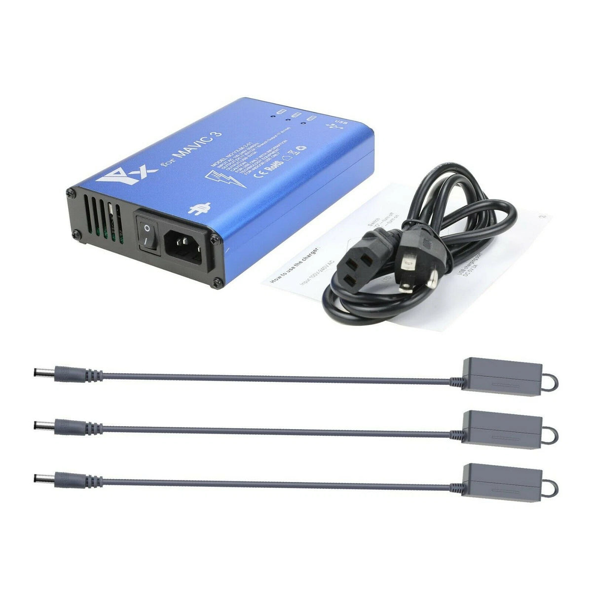 Dual USB Port Charger Hub for DJI Mavic 3 Drone Accessories