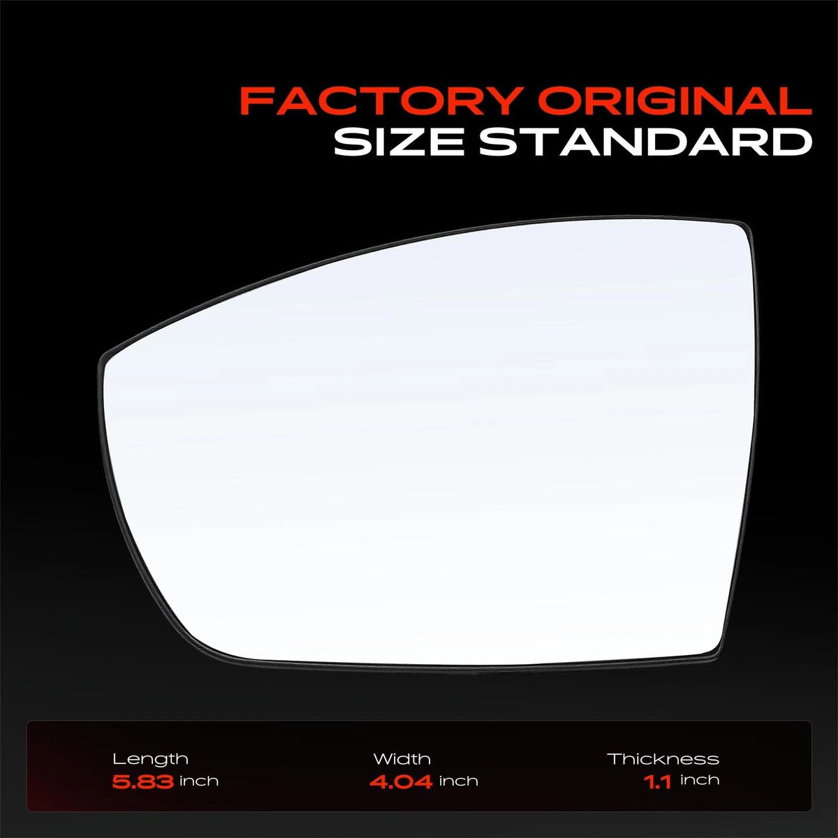 Driver Power Mirror Glass for Ford Escape (2013–2016) FO1324164, CJ5Z17K707H