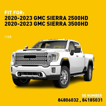 Set of 4 LED Smoke Lens Side Marker Lights for GMC Sierra 2500/3500 HD (2020–2023)