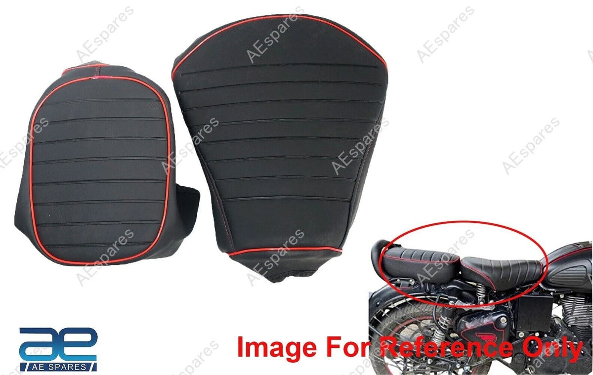 Seat Cover Set for Royal Enfield Classic 350 (2021–2023) Black