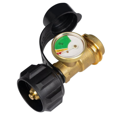 5-40 LB Propane Tank Gauge Brass Adapter for Propane Tanks