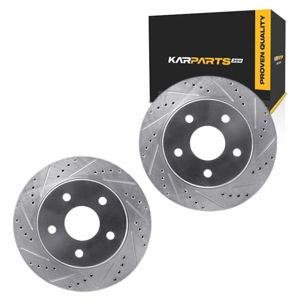 Drilled and Slotted Rotors for Dodge Durango (2004–2009) ALX-PAU-DF-7002-40006-CLA5