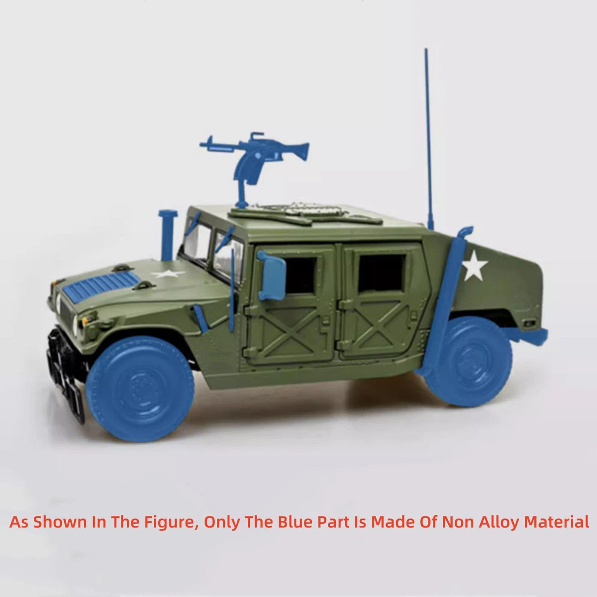 1/18 Diecast Alloy Hummer Hmmwv Battlefield Vehicle Model