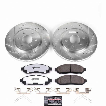 Power Stop Z36 Truck and Tow Brake Kit for Suzuki Equator (2009–2012)