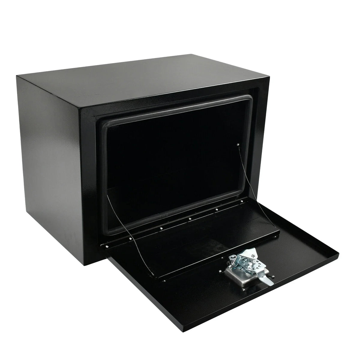 Underbody Tool Box for Pickup Truck (24''×14''×16'', Black Steel)
