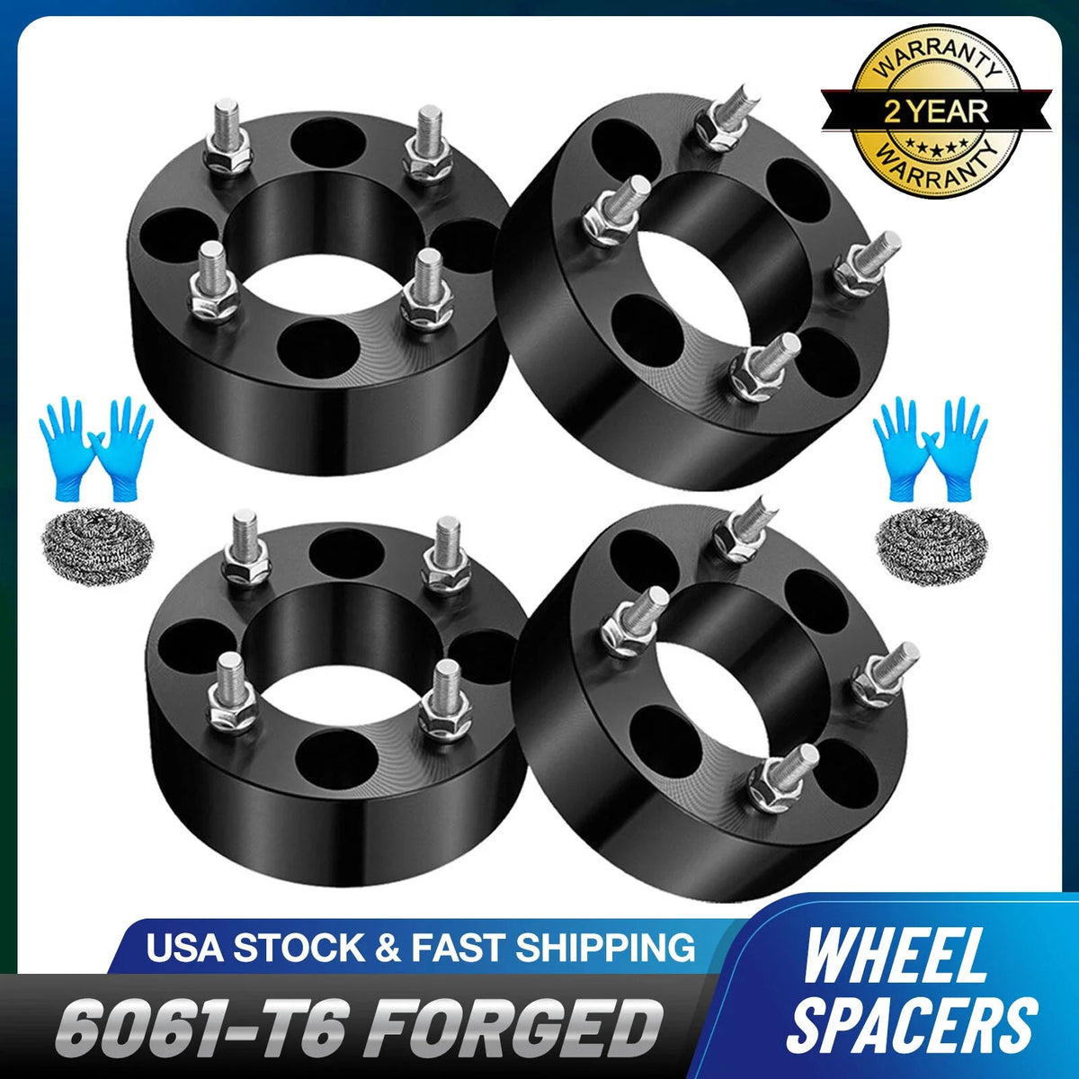 Set of 4 Wheel Spacers for Honda Rancher Fourtrax 300 Recon 250 (4x110)