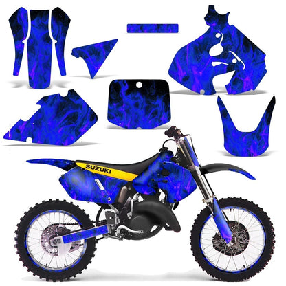 Graphic Stickers for Suzuki RM125 (1999–2000) ICEFLAMES U