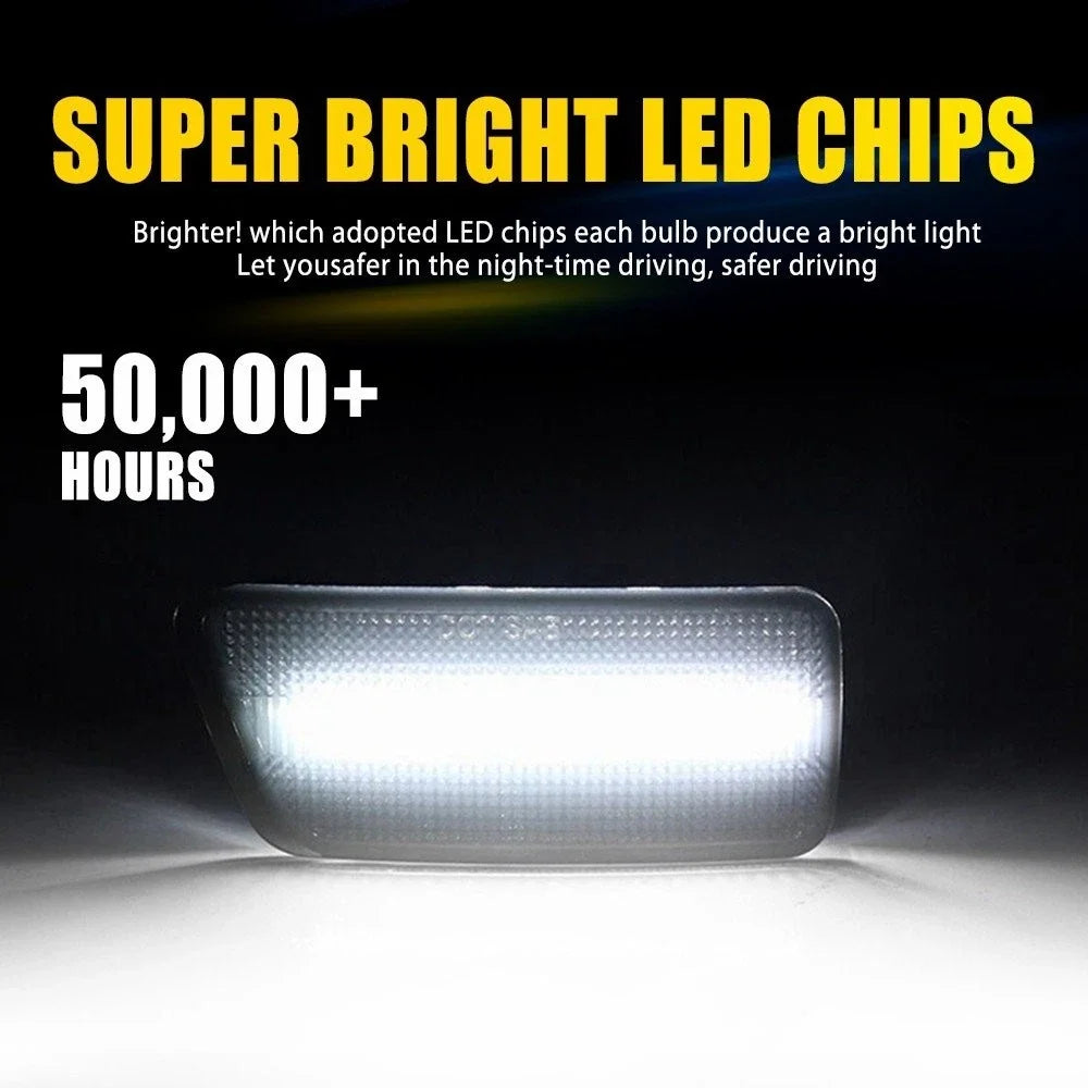 Smoked LED Side Marker Lights for Ford Bronco Sport (2021–2023) Pair
