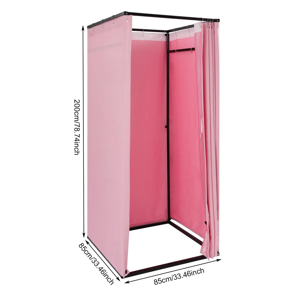 Portable Changing Room with Curtain for Universal Use