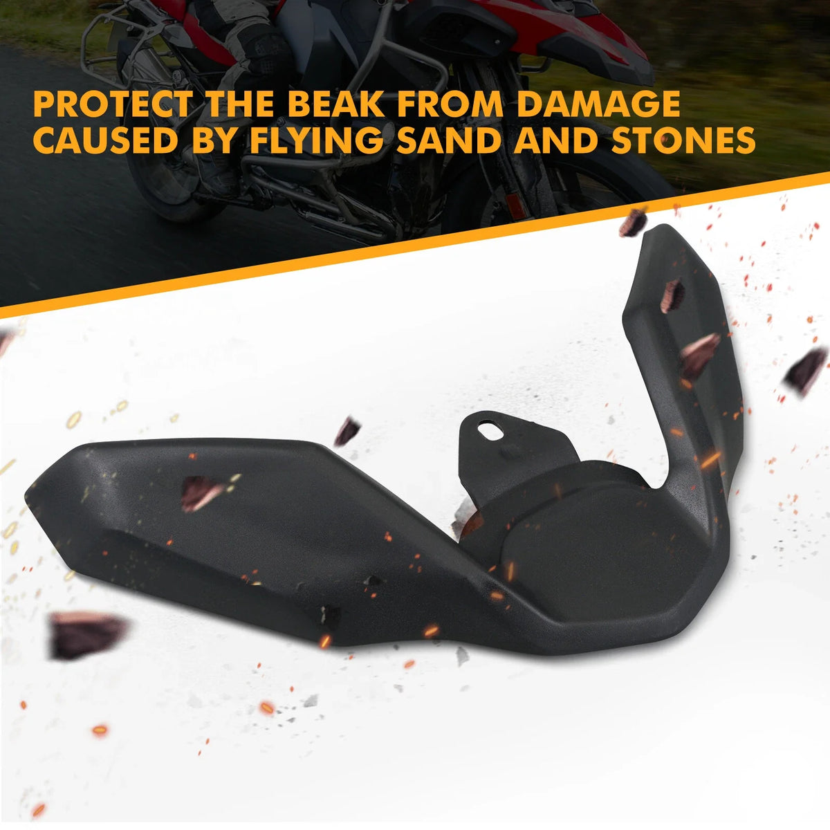 Front Fender Beak Extension Wheel Cover Protector for BMW R1250GS (2019)
