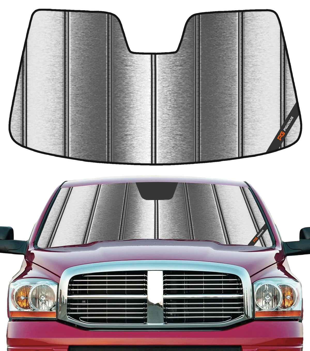 Custom Windshield Sunshade for Dodge Ram 1500 (2002–2008)