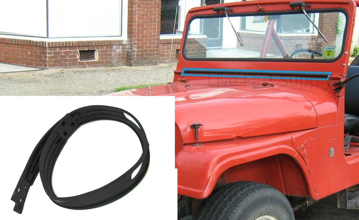 Windshield Cowl Weatherstrip Seal for Jeep CJ5 CJ6 (1965–1970)