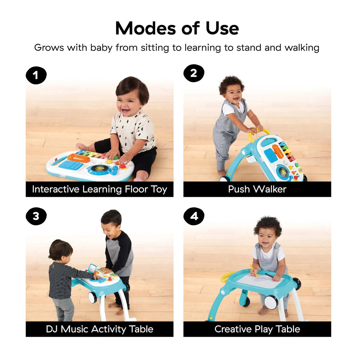 Musical Mix ‘N Roll Push Toy for Baby Einstein (Pack of 1)