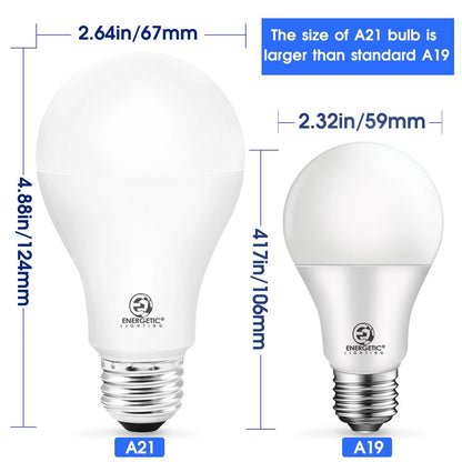 2 Pack LED Bulb for Dimmable Lighting (150 Watt Equivalent)