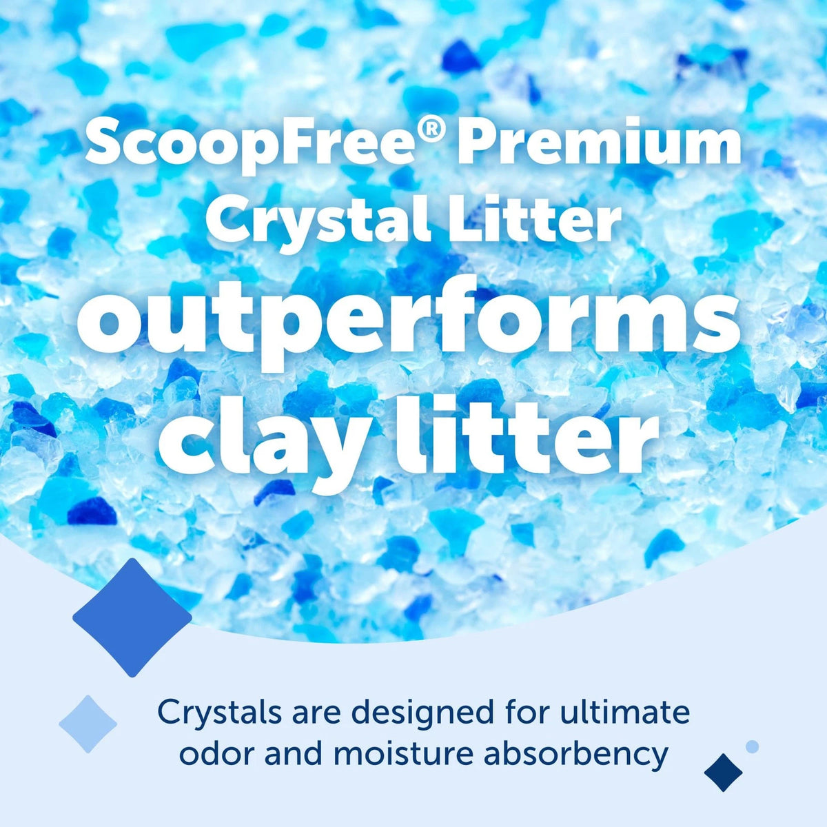 PetSafe ScoopFree Premium Crystal Cat Litter 8 lb Bag (1-Pack)