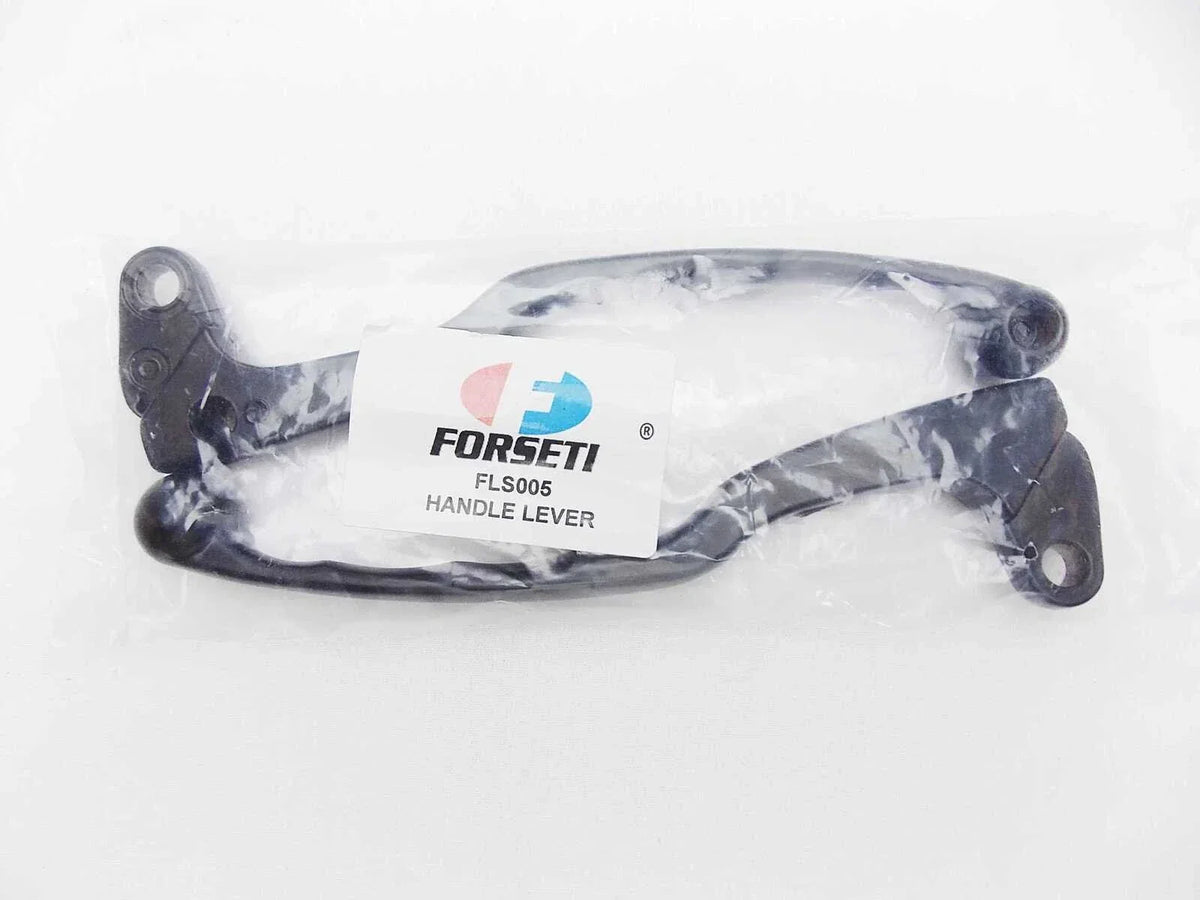 Black Forseti Front Brake & Clutch Lever Set for Yamaha DT400 (77-81)