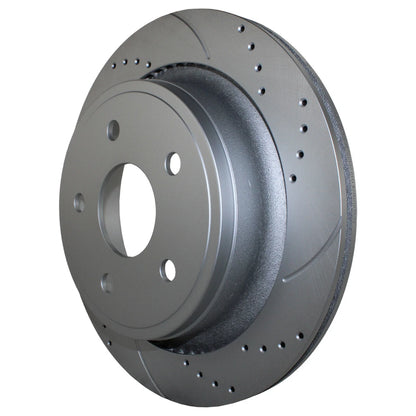 2X Drilled 330mm Brake Disc Rotors for Dodge Jeep